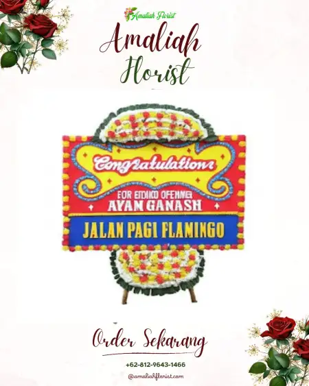 Sewa Papan Bunga Tulang Bawang Udik